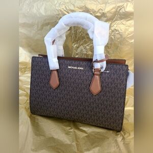 Michael Kors Dark Brown Monogram Bag